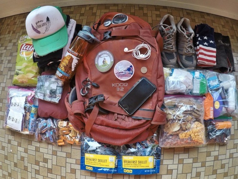 Packing List Hiking the Grand Canyon Rim To Rim To Rim The Hungry Hiker