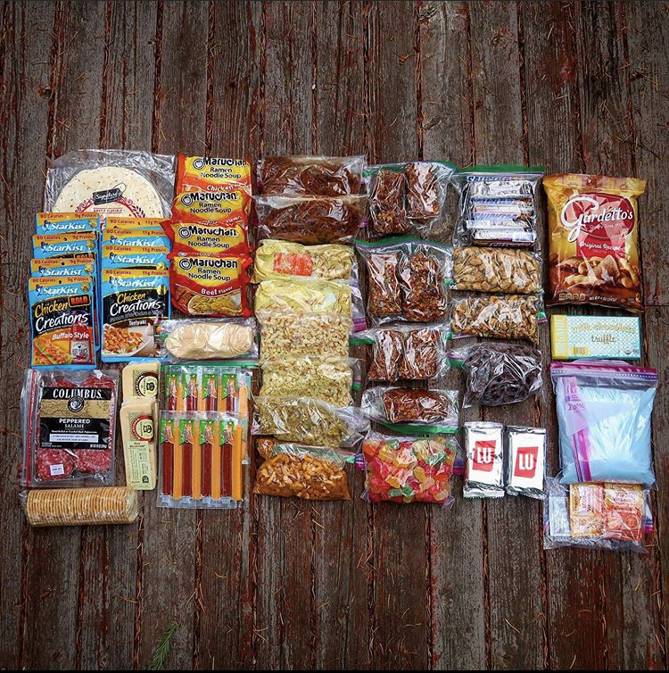 Backpacking Food For 8 Days On The Pacific Crest Trail The Hungry Hiker