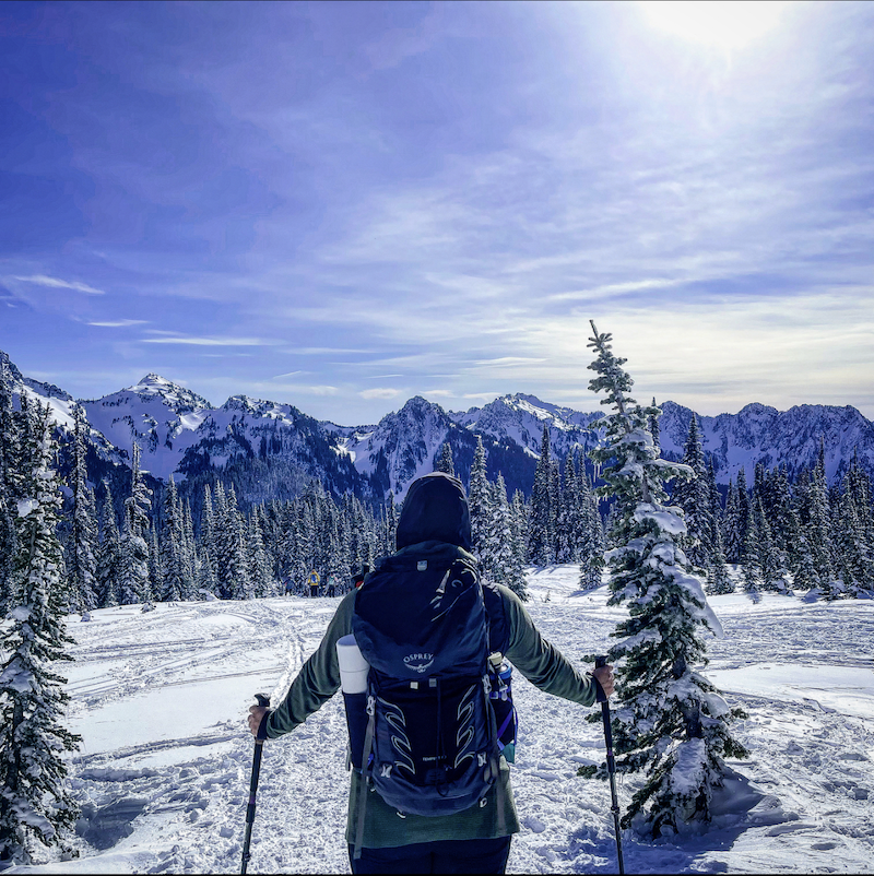 My Favorite Winter Hike in Washington Snowshoeing in Mt Rainier