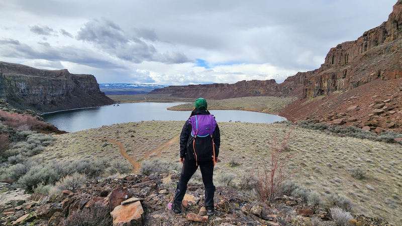 on a hiking trip lashana